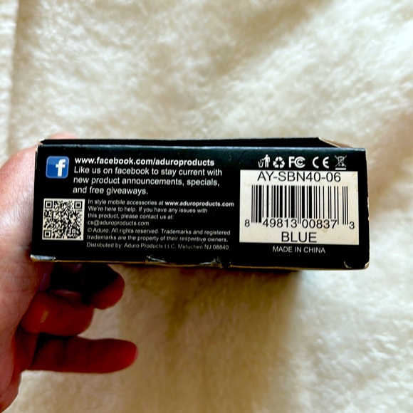 Amplify By Aduro SBN40 Wireless Stereo Headset Brand New In Box BLUE - Picture 5 of 5